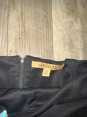 Shyanne Sleek Black Mini Skort